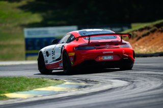 #34 Mercedes-AMG GT4 of Demi Chalkias and Jake Cowden, JMF Motorsports, GT4 America, Silver, SRO America, Virginia International Raceway, Alton, VA  July 18-21, 2024
 | Fred Hardy | www.FredHardyPhoto.com for SRO America ©2024