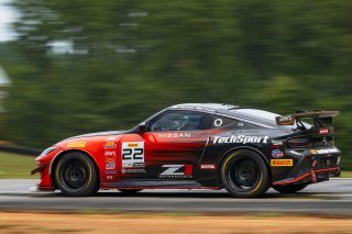 #22 Nissan Z NISMO GT4 of Eric Powell and Colin Harrison, TechSport Racing, GT4 America, Pro-Am, SRO America, Virginia International Raceway, Alton, VA  July 18-21, 2024
 | Fred Hardy | www.FredHardyPhoto.com for SRO America &copy;2024