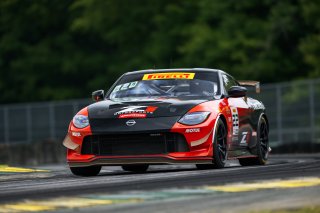 #22 Nissan Z NISMO GT4 of Eric Powell and Colin Harrison, TechSport Racing, GT4 America, Pro-Am, SRO America, Virginia International Raceway, Alton, VA  July 18-21, 2024
 | Fred Hardy | www.FredHardyPhoto.com for SRO America &copy;2024