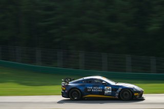 #24 Aston Martin Vantage AMR GT4 of Gray Newell and Roman De Angelis, Heart of Racing Team, GT4 America, Pro-Am, SRO America, Virginia International Raceway, Alton, VA  July 18-21, 2024
 | Fred Hardy | www.FredHardyPhoto.com for SRO America &copy;2024