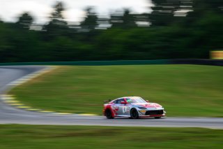 #5 Nissan Z NISMO GT4 of Damir Hot and Rodrigo Baptista, Flying Lizard Motorsports, GT4 America, Pro-Am, SRO America, Virginia International Raceway, Alton, VA  July 18-21, 2024
 | Fred Hardy | www.FredHardyPhoto.com for SRO America ©2024