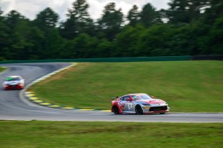 #5 Nissan Z NISMO GT4 of Damir Hot and Rodrigo Baptista, Flying Lizard Motorsports, GT4 America, Pro-Am, SRO America, Virginia International Raceway, Alton, VA  July 18-21, 2024
 | Fred Hardy | www.FredHardyPhoto.com for SRO America ©2024