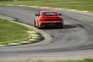 #5 Nissan Z NISMO GT4 of Damir Hot and Rodrigo Baptista, Flying Lizard Motorsports, GT4 America, Pro-Am, SRO America, Virginia International Raceway, Alton, VA  July 18-21, 2024
 | Fred Hardy | www.FredHardyPhoto.com for SRO America ©2024