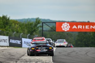 #24 Aston Martin Vantage AMR GT4 of Gray Newell and Roman De Angelis, Heart of Racing Team, GT4 America, Pro-Am, SRO America, Road America, Elkhart Lake, WI  August 15-18, 2024
 | Fred Hardy | www.FredHardyPhoto.com for SRO America &copy;2024
