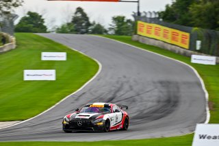 #34 Mercedes-AMG GT4 of Demi Chalkias and Jake Cowden, JMF Motorsports, GT4 America, Silver, SRO America, Road America, Elkhart Lake, WI  August 15-18, 2024
 | Fred Hardy | www.FredHardyPhoto.com for SRO America ©2024