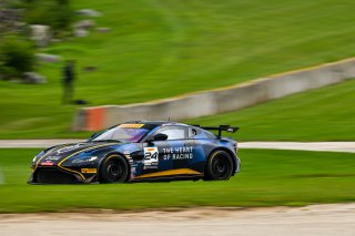 #24 Aston Martin Vantage AMR GT4 of Gray Newell and Roman De Angelis, Heart of Racing Team, GT4 America, Pro-Am, SRO America, Road America, Elkhart Lake, WI  August 15-18, 2024
 | Fred Hardy | www.FredHardyPhoto.com for SRO America &copy;2024
