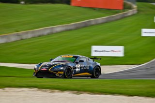 #24 Aston Martin Vantage AMR GT4 of Gray Newell and Roman De Angelis, Heart of Racing Team, GT4 America, Pro-Am, SRO America, Road America, Elkhart Lake, WI  August 15-18, 2024
 | Fred Hardy | www.FredHardyPhoto.com for SRO America &copy;2024