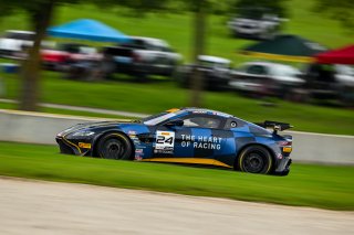 #24 Aston Martin Vantage AMR GT4 of Gray Newell and Roman De Angelis, Heart of Racing Team, GT4 America, Pro-Am, SRO America, Road America, Elkhart Lake, WI  August 15-18, 2024
 | Fred Hardy | www.FredHardyPhoto.com for SRO America &copy;2024