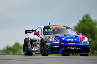 #52 Porsche 718 Cayman GT4 RS Clubsport of David Peterman and Lee Carpentier, NOLSPORT, GT4 America, Am, SRO America, Road America, Elkhart Lake, WI  August 15-18, 2024
 | Fred Hardy | www.FredHardyPhoto.com for SRO America ©2024