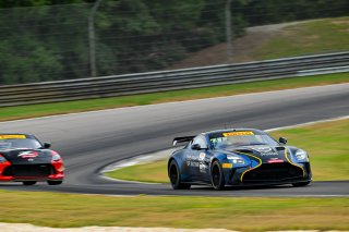#24 Aston Martin Vantage AMR GT4 of Gray Newell and Roman De Angelis, 2024, AL September 6-8, Barber Motorsport Park, Birmingham, GT4 America, Heart of Racing Team, Pro-Am, SRO America
 | Fred Hardy | www.FredHardyPhoto.com for SRO America &copy;2024