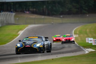 #24 Aston Martin Vantage AMR GT4 of Gray Newell and Roman De Angelis, 2024, AL September 6-8, Barber Motorsport Park, Birmingham, GT4 America, Heart of Racing Team, Pro-Am, SRO America
 | Fred Hardy | www.FredHardyPhoto.com for SRO America ©2024