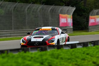 #34 Mercedes-AMG GT4 of Demi Chalkias and Jake Cowden, 2024, AL September 6-8, Barber Motorsport Park, Birmingham, GT4 America, JMF Motorsports, SRO America, Silver
 | Fred Hardy | www.FredHardyPhoto.com for SRO America ©2024