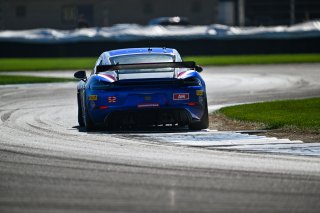 #52 Porsche 718 Cayman GT4 RS Clubsport of David Peterman and Lee Carpentier, NOLASPORT, GT4 America, Am, SRO America, Indianapolis Motor Speedway, Indianapolis, IN October 3-6
 | Fred Hardy | www.FredHardyPhoto.com for SRO &copy;2024