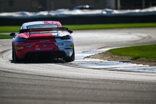 #77 Porsche 718 Cayman GT4 RS Clubsport of Danny Dyszelski and Cayden Goodridge, VPX Motorsport, GT4 America, Silver, SRO America, Indianapolis Motor Speedway, Indianapolis, IN October 3-6
 | Fred Hardy | www.FredHardyPhoto.com for SRO ©2024