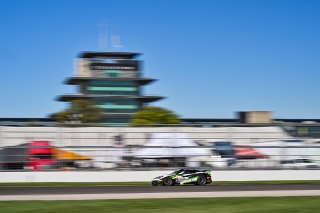 #28 Porsche 718 Cayman GT4 RS Clubsport of Eric Filgueiras and John Capestro-Dubets, RS1, GT4 America, Silver, SRO America, Indianapolis Motor Speedway, Indianapolis, IN October 3-6
 | Fred Hardy | www.FredHardyPhoto.com for SRO ©2024