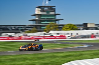 #80 McLaren Artura GT4 of Kaia Teo and Nick Longhi, Orlando Motorsports Services, GT4 America, Am, SRO America, Indianapolis Motor Speedway, Indianapolis, IN October 3-6
 | Fred Hardy | www.FredHardyPhoto.com for SRO ©2024
