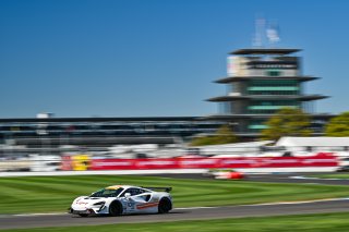 #102 McLaren Artura GT4 of Alan Grossberg and Dario Capitanio, TPC Racing, GT4 America, Pro-Am, SRO America, Indianapolis Motor Speedway, Indianapolis, IN October 3-6
 | Fred Hardy | www.FredHardyPhoto.com for SRO ©2024