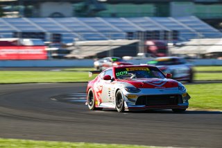 #5 Nissan Z NISMO GT4 of Damir Hot and Rodrigo Baptista, Flying Lizard Motorsports, GT4 America, Pro-Am, SRO America, Indianapolis Motor Speedway, Indianapolis, IN October 3-6
 | Fred Hardy | www.FredHardyPhoto.com for SRO ©2024