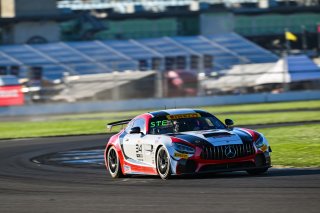 #34 Mercedes-AMG GT4 of Michai Stephens and Jesse Webb, JMF Motorsports, GT4 America, Silver, SRO America, Indianapolis Motor Speedway, Indianapolis, IN October 3-6
 | Fred Hardy | www.FredHardyPhoto.com for SRO ©2024