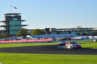 #77 Porsche 718 Cayman GT4 RS Clubsport of Danny Dyszelski and Cayden Goodridge, VPX Motorsport, GT4 America, Silver, SRO America, Indianapolis Motor Speedway, Indianapolis, IN October 3-6
 | Fred Hardy | www.FredHardyPhoto.com for SRO ©2024