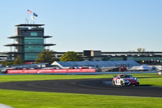 #77 Porsche 718 Cayman GT4 RS Clubsport of Danny Dyszelski and Cayden Goodridge, VPX Motorsport, GT4 America, Silver, SRO America, Indianapolis Motor Speedway, Indianapolis, IN October 3-6
 | Fred Hardy | www.FredHardyPhoto.com for SRO ©2024