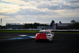 #77 Porsche 718 Cayman GT4 RS Clubsport of Danny Dyszelski and Cayden Goodridge, VPX Motorsport, GT4 America, Silver, SRO America, Indianapolis Motor Speedway, Indianapolis, IN October 3-6
 | Fred Hardy | www.FredHardyPhoto.com for SRO ©2024