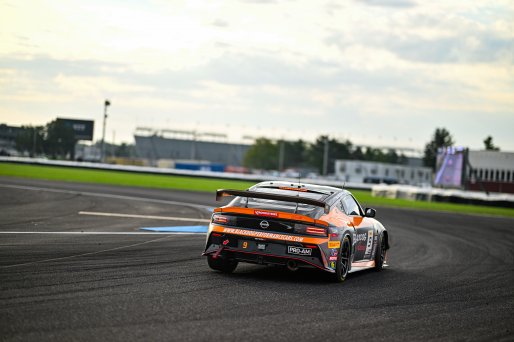 #9 Nissan Z NISMO GT4 of Tony Gaples and Michael Cooper, Blackdog Speed Shop, GT4 America, Pro-Am, SRO America, Indianapolis Motor Speedway, Indianapolis, IN October 3-6
 | Fred Hardy | www.FredHardyPhoto.com for SRO ©2024