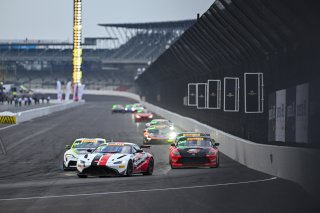 #16 Aston Martin Vantage AMR GT4 of Alex Garcia and Michael Garcia, Skip Barber Racing, GT4 America, Am, SRO America, Indianapolis Motor Speedway, Indianapolis, IN October 3-6
 | Fred Hardy | www.FredHardyPhoto.com for SRO ©2024