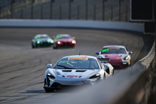 #102 McLaren Artura GT4 of Alan Grossberg and Dario Capitanio, TPC Racing, GT4 America, Pro-Am, SRO America, Indianapolis Motor Speedway, Indianapolis, IN October 3-6
 | Fred Hardy | www.FredHardyPhoto.com for SRO &copy;2024