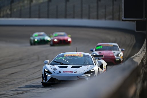 #102 McLaren Artura GT4 of Alan Grossberg and Dario Capitanio, TPC Racing, GT4 America, Pro-Am, SRO America, Indianapolis Motor Speedway, Indianapolis, IN October 3-6
 | Fred Hardy | www.FredHardyPhoto.com for SRO &copy;2024