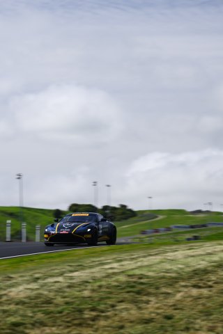#24 Aston Martin Vantage AMR GT4 of Gray Newell and Roman De Angelis, Heart of Racing Team, GT4 America, Pro-Am, SRO America, Sonoma Raceway, Sonoma, CA, April 2024
 | Fred Hardy | www.FredHardyPhoto.com for SRO America &copy;2024