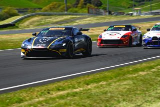 #24 Aston Martin Vantage AMR GT4 of Gray Newell and Roman De Angelis, Heart of Racing Team, GT4 America, Pro-Am, SRO America, Sonoma Raceway, Sonoma, CA, April 2024
 | Fred Hardy | www.FredHardyPhoto.com for SRO America &copy;2024