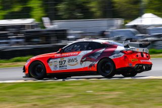 #97 BMW M4 GT4 of Kenton Koch and Kevin Boehm, Random Vandals Racing, GT4 America, Silver, SRO America, Sonoma Raceway, Sonoma, CA, April 2024
 | Fred Hardy | www.FredHardyPhoto.com for SRO America ©2024