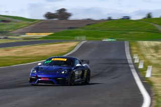 #099 Porsche 718 Cayman GT4 RS Clubsport of Robb Holland and Jaden Lander, Rotek Racing, GT4 America, Am, SRO America, Sonoma Raceway, Sonoma, CA, April 2024
 | Fred Hardy | www.FredHardyPhoto.com for SRO America ©2024