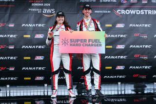 Podium SRO America, Sonoma Raceway, Sonoma, CA, April 2024
 | Fred Hardy | www.FredHardyPhoto.com for SRO America ©2024
