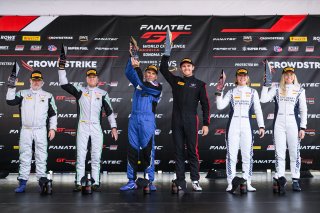 Podium SRO America, Sonoma Raceway, Sonoma, CA, April 2024
 | Fred Hardy | www.FredHardyPhoto.com for SRO America ©2024