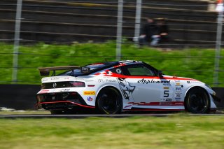 #5 Nissan Z NISMO GT4 of Damir Hot and Stefan Rzadzinski, Flying Lizard Motorsports, GT4 America, Pro-Am, SRO America, Sonoma Raceway, Sonoma, CA, April 2024
 | Fred Hardy | www.FredHardyPhoto.com for SRO America ©2024