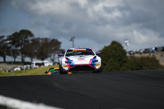#13 Aston Martin Vantage AMR GT4 of Todd Parriott and Tom Dyer, Flying Lizard Motorsports, GT4 America, Pro-Am, SRO America, Sonoma Raceway, Sonoma, CA, April 2024
 | Fred Hardy | www.FredHardyPhoto.com for SRO America ©2024