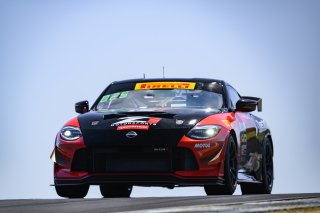 #22 Nissan Z NISMO GT4 of Eric Powell and Colin Harrison, TechSport Racing, GT4 America, Pro-Am, SRO America, Sonoma Raceway, Sonoma, CA, April 2024
 | Fred Hardy | www.FredHardyPhoto.com for SRO America &copy;2024