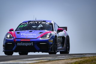 #052 Porsche 718 Cayman GT4 RS Clubsport of David Peterman and Lee Carpentier, NOLSPORT, GT4 America, Am, SRO America, Sonoma Raceway, Sonoma, CA, April 2024
 | Fred Hardy | www.FredHardyPhoto.com for SRO America ©2024