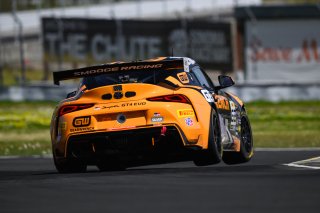 #68 Toyota Gazoo Racing GR Supra GT4 EVO of John Geesbreght and Tyler Gonzalez, Smooge Racing, GT4 America, Silver, SRO America, Sonoma Raceway, Sonoma, CA, April 2024
 | Fred Hardy | www.FredHardyPhoto.com for SRO America ©2024