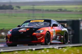 #22 Nissan Z NISMO GT4 of Eric Powell and Colin Harrison, TechSport Racing, GT4 America, Pro-Am, SRO America, Sonoma Raceway, Sonoma, CA, April 2024
 | Fred Hardy | www.FredHardyPhoto.com for SRO America ©2024