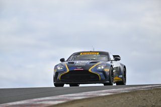 #26 Aston Martin Vantage AMR GT4 EVO of Hannah Grisham and Hannah Greenemeier, Heart of Racing Team, GT4 America, Silver, SRO America, Sonoma Raceway, Sonoma, CA March 28-30, 2025
 | Fred Hardy | www.FredHardyPhoto.com for SRO ©2025