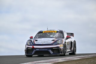 #77 Porsche 718 Cayman GT4 RS Clubsport of Danny Dyszelski and Alex Ellis, VPX Motorsport, GT4 America, Silver, SRO America, Sonoma Raceway, Sonoma, CA March 28-30, 2025
 | Fred Hardy | www.FredHardyPhoto.com for SRO &copy;2025