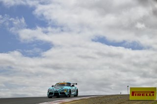 #69 Toyota Gazoo Racing GR Supra GT4 EVO2 of Anthony McIntosh and Parker Thompson, JTR Motorsports Engineering, GT4 America, Pro-Am, SRO America, Sonoma Raceway, Sonoma, CA March 28-30, 2025
 | Fred Hardy | www.FredHardyPhoto.com for SRO &copy;2025
