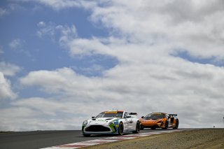 #15 Aston Martin Vantage AMR GT4 of Adrian Comstock and Thomas Merrill, Archangel Motorsports, GT4 America, Pro-Am, SRO America, Sonoma Raceway, Sonoma, CA March 28-30, 2025
 | Fred Hardy | www.FredHardyPhoto.com for SRO ©2025