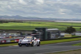 #77 Porsche 718 Cayman GT4 RS Clubsport of Danny Dyszelski and Alex Ellis, VPX Motorsport, GT4 America, Silver, SRO America, Sonoma Raceway, Sonoma, CA March 28-30, 2025
 | Fred Hardy | www.FredHardyPhoto.com for SRO &copy;2025