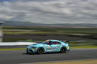 #69 Toyota Gazoo Racing GR Supra GT4 EVO2 of Anthony McIntosh and Parker Thompson, JTR Motorsports Engineering, GT4 America, Pro-Am, SRO America, Sonoma Raceway, Sonoma, CA March 28-30, 2025
 | Fred Hardy | www.FredHardyPhoto.com for SRO &copy;2025