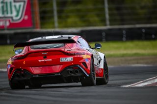 #4 Aston Martin Vantage AMR GT4 of Braydon Arthur and Mike David Ortmann, JMF Motorsports, GT4 America, Silver, SRO America, Sonoma Raceway, Sonoma, CA March 28-30, 2025
 | Fred Hardy | www.FredHardyPhoto.com for SRO ©2025