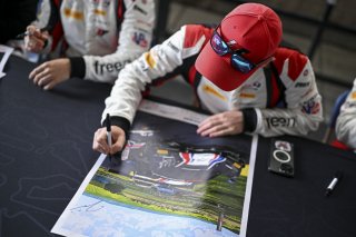 #4 Aston Martin Vantage AMR GT4 of Braydon Arthur and Mike David Ortmann, JMF Motorsports, GT4 America, Silver, SRO America, Sonoma Raceway, Sonoma, CA March 28-30, 2025
 | Fred Hardy | www.FredHardyPhoto.com for SRO ©2025